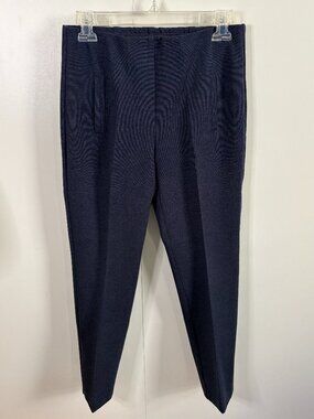 Chico's Navy Ponte Knit Ankle Pants | 00